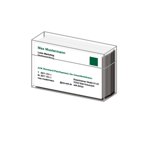 Aufbewahrungsbox Visitenkarten